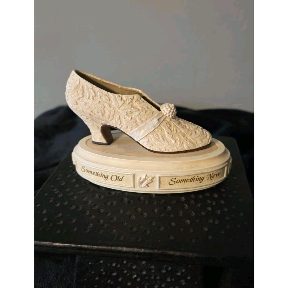 Just the Right Shoe "I Do" Bridal Wedding Gift - Something Borrowed Blue Old New